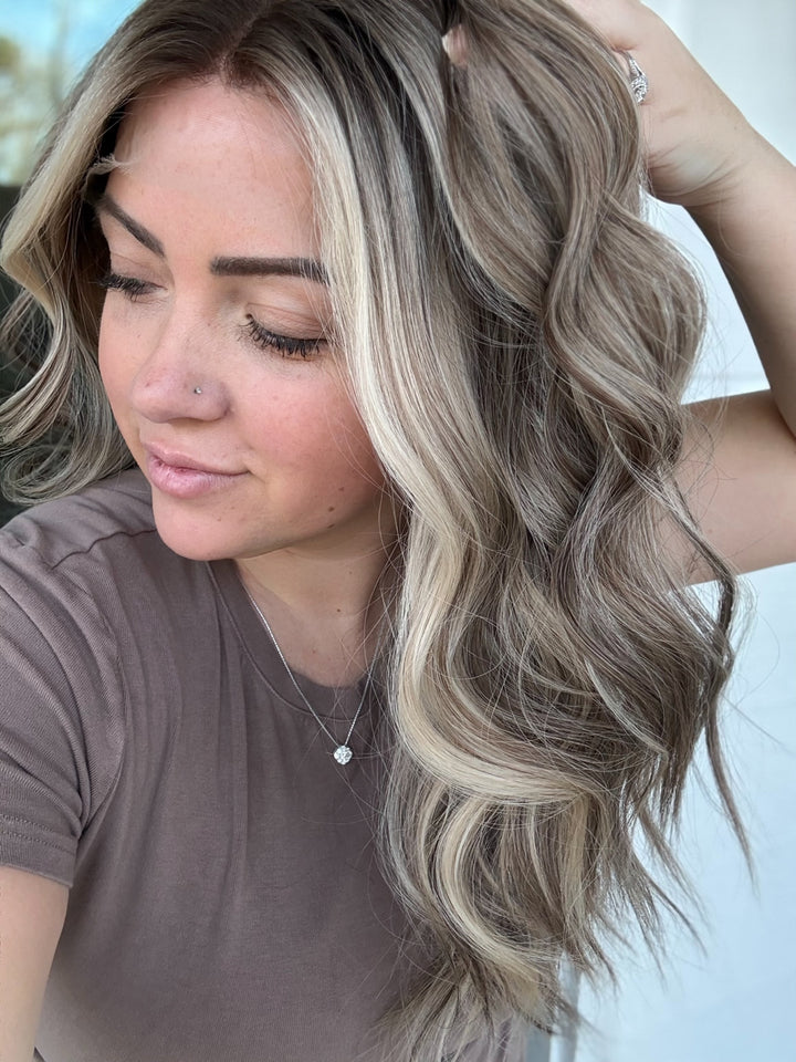 B2838 M 22” Lace Top Wig