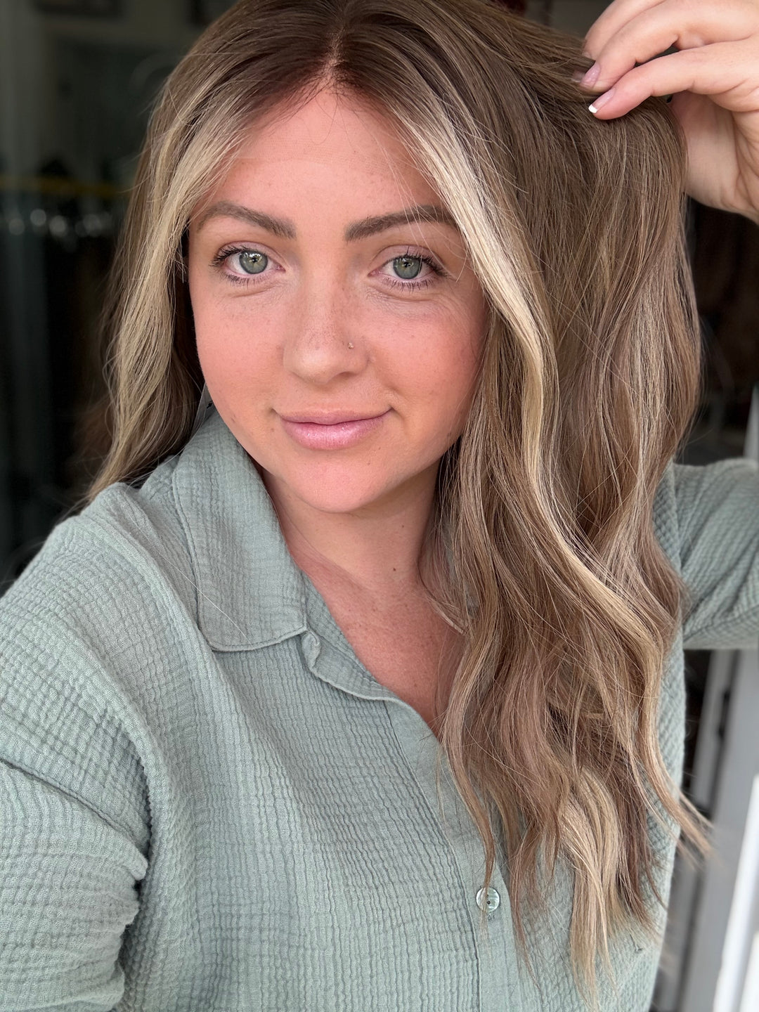 B3003 [S] 22” Lace top wig