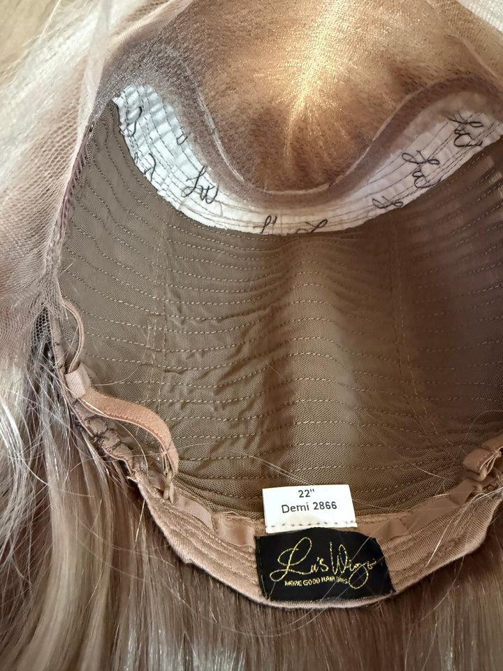 CLEARANCE SALE “Demi” 22” [S] Lace Top Wig