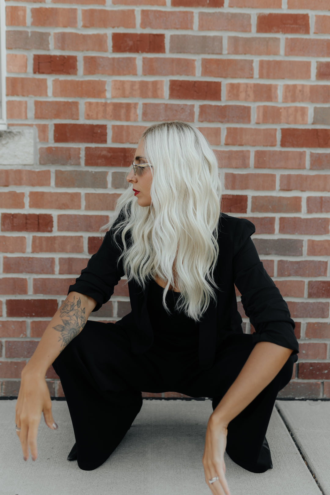 “Aurora” Glam Co. 22” Lace Top Wig