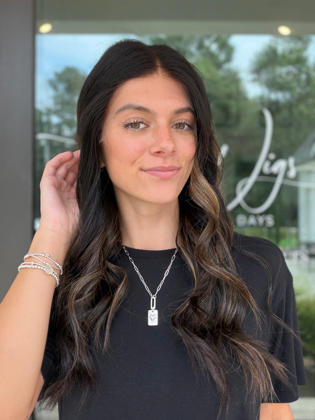 Jordyn with balayage (L) 22” Lace Top Wig