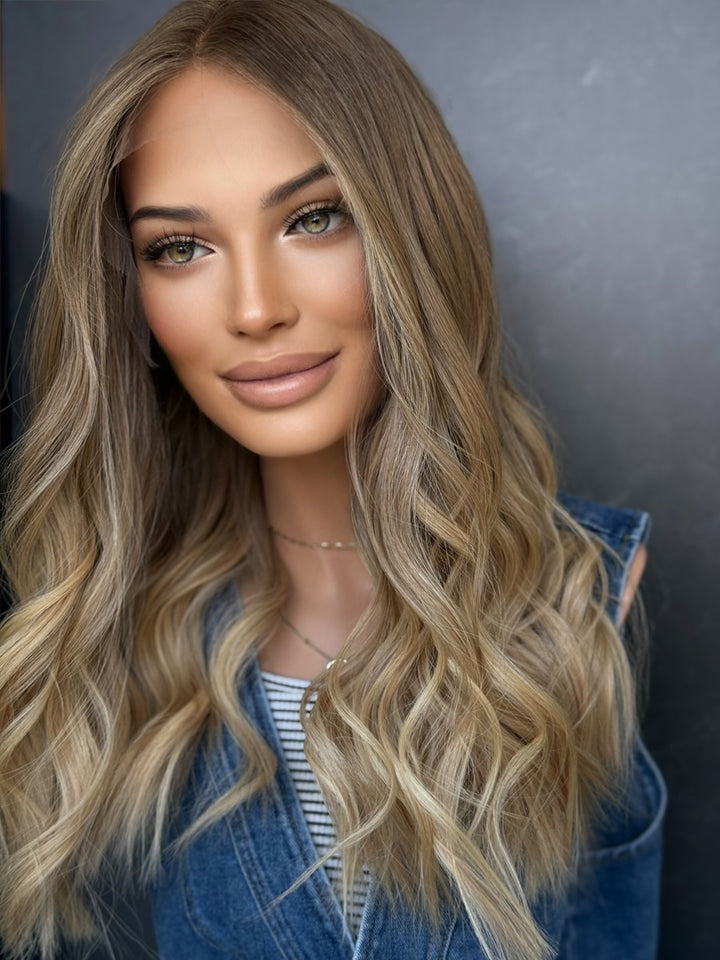“Lori” [L] 21” Lace Top Wig