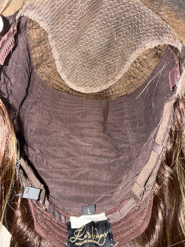 “4b2825” 18” [L] Lace Top Wig