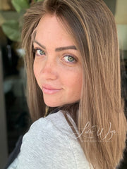 “Mocha Drift” [M] 16” Lace Top Wig