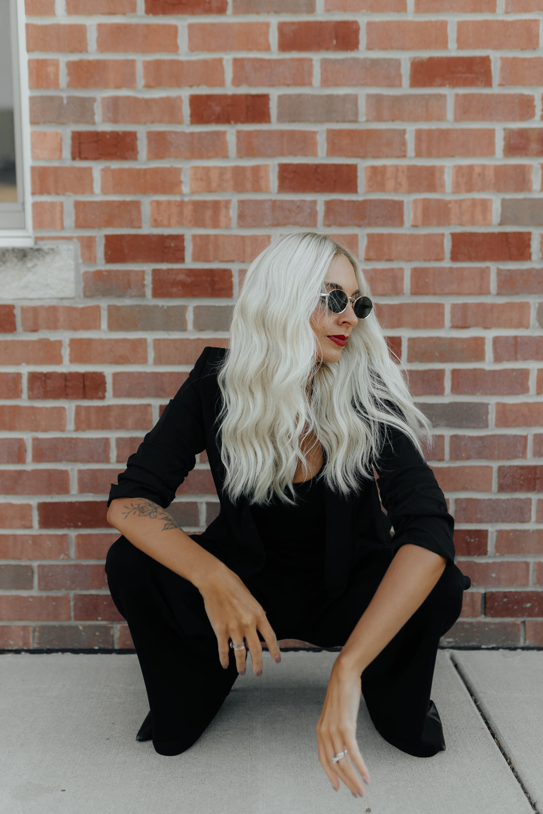 “Aurora” Glam Co. 22” Lace Top Wig