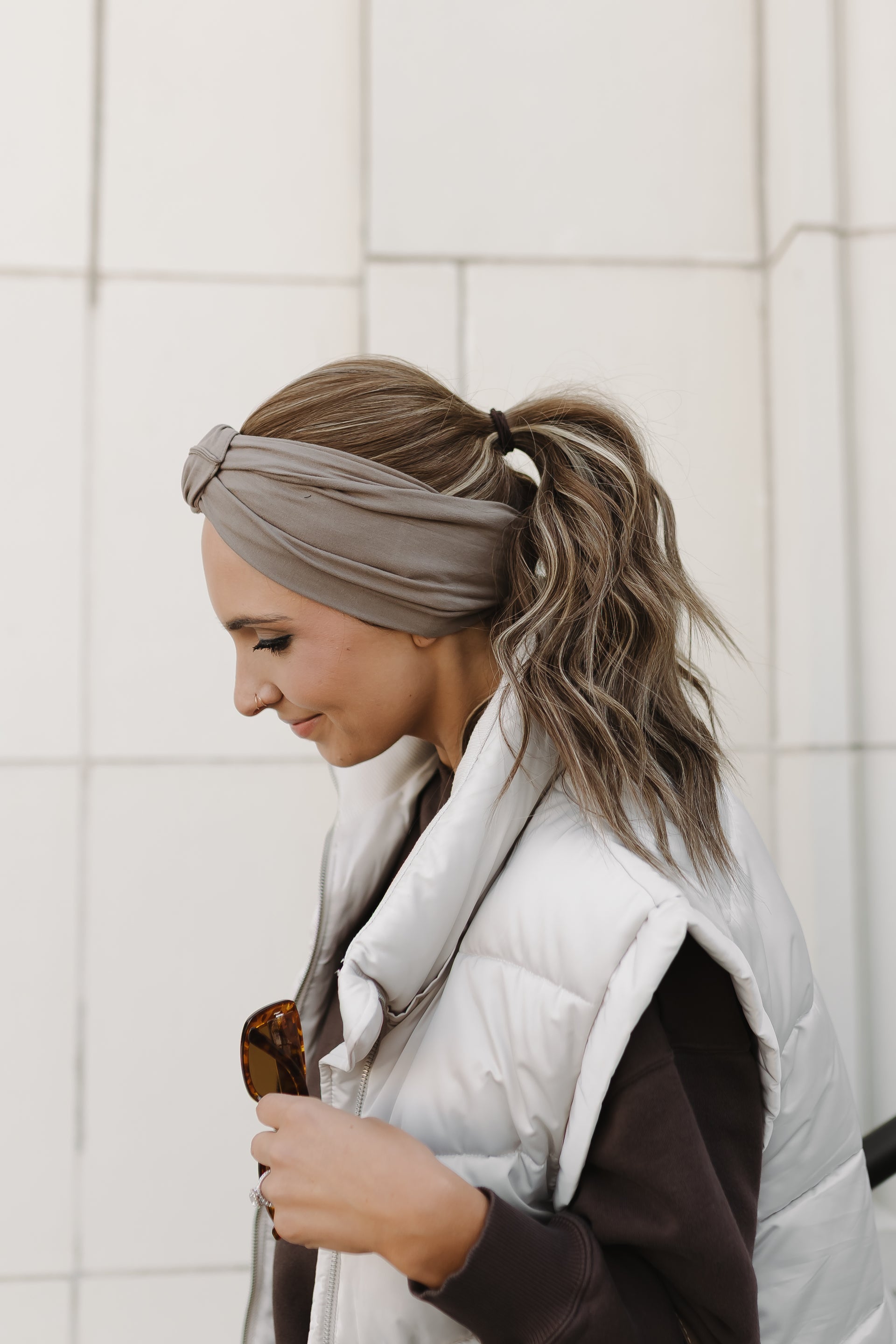 “Irene” Everyday Headband Wig 22” (choose your size)