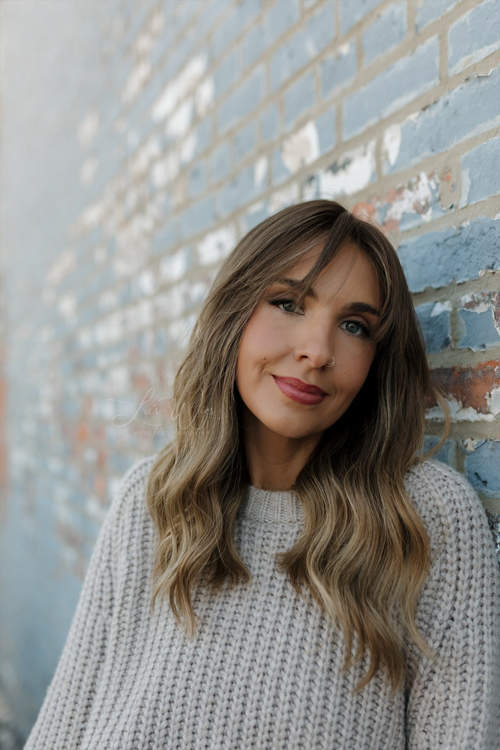 “Augusta” 20” Lace Top Wig