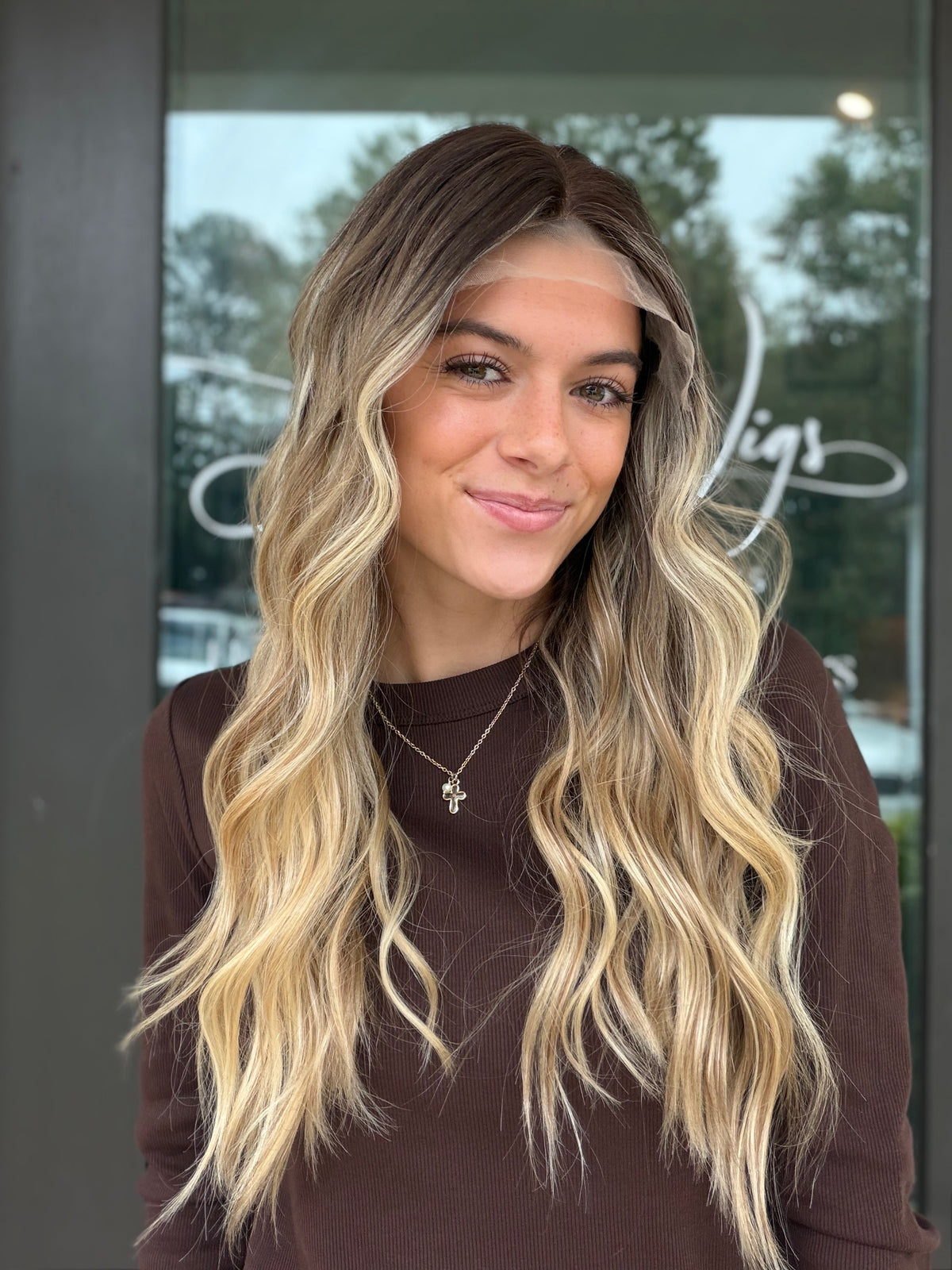 Danielle Ambassador (10x10) · 22” Lace Top Topper · Signature Mongolian