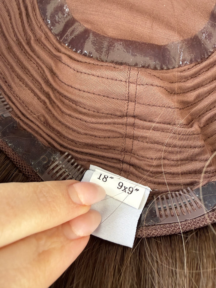 Kelly [9x9] 18” Silk Top Topper