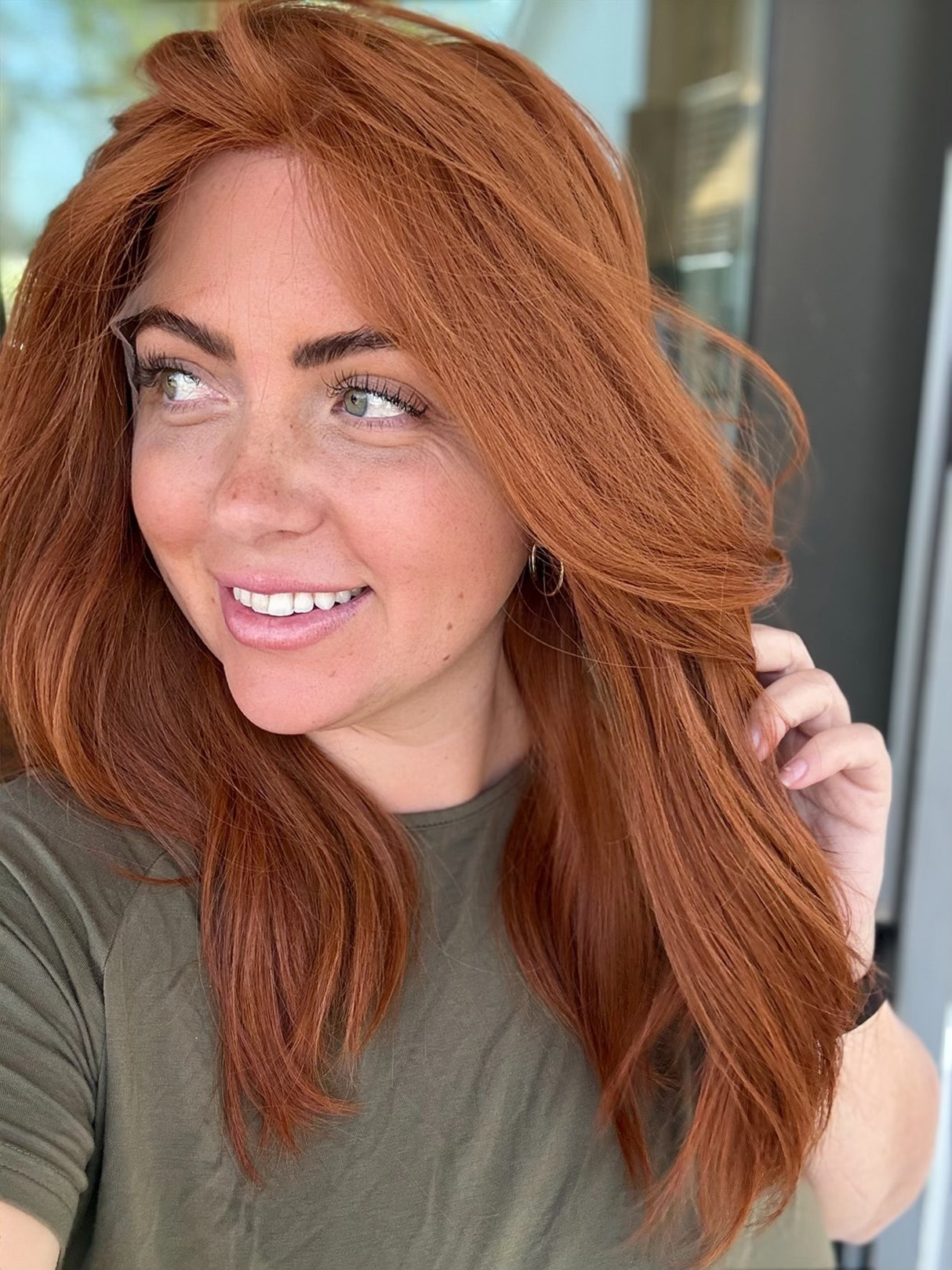 “Isla” [M] 18” Lace Top Wig