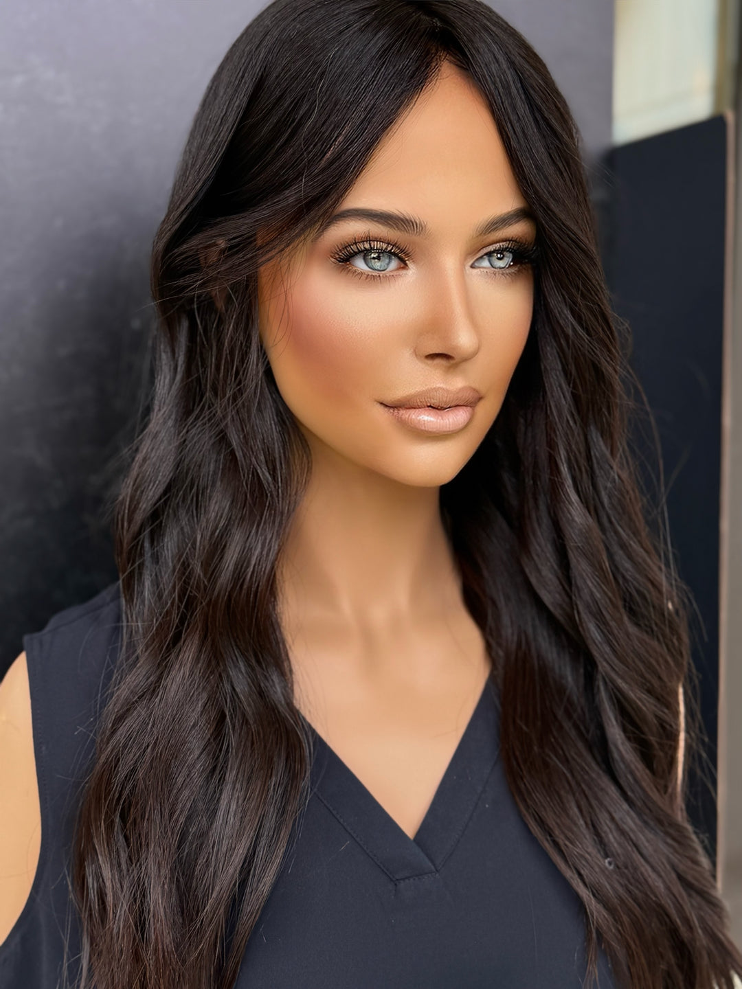 Halle [8x8] 22” Silk Top Topper