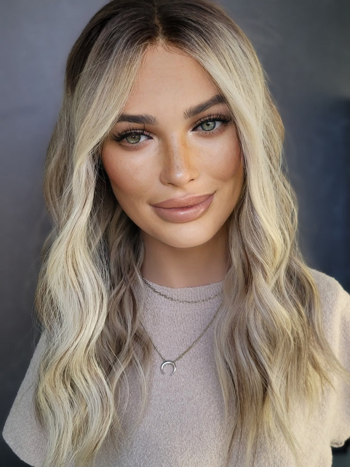 “B2863” [S] 20” Lace Top Wig