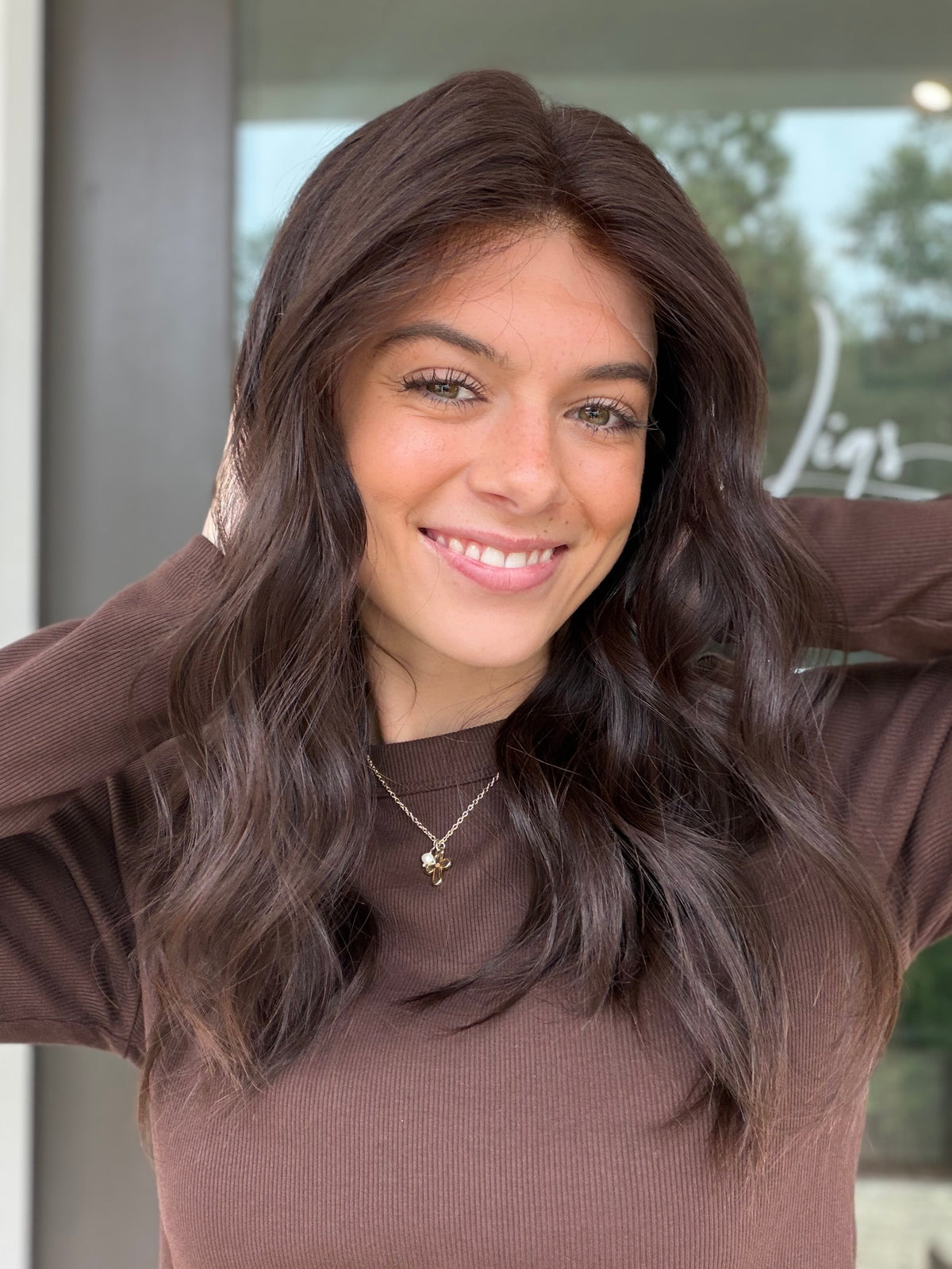 Junie (10x10) · 20” Lace Top Topper · Signature Mongolian