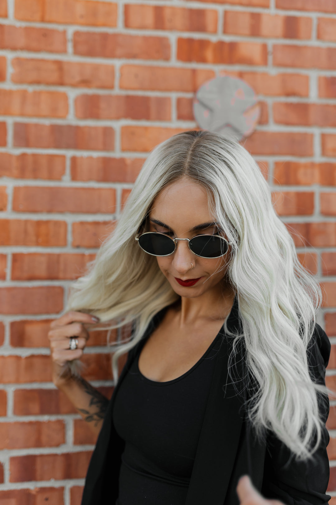 “Aurora” Glam Co. 22” Lace Top Wig