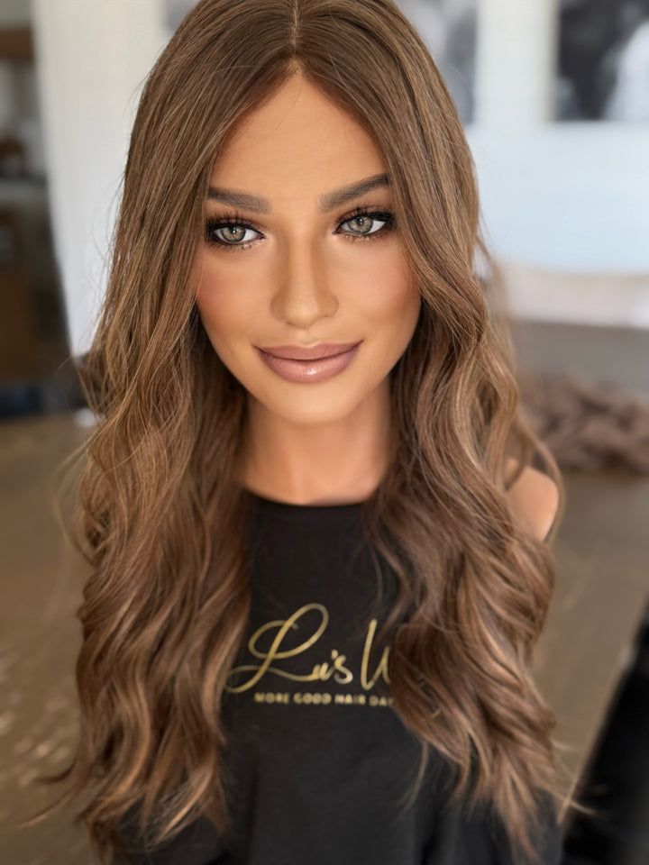 “Stella” [S] 20” Lace Front Silk Top Wig