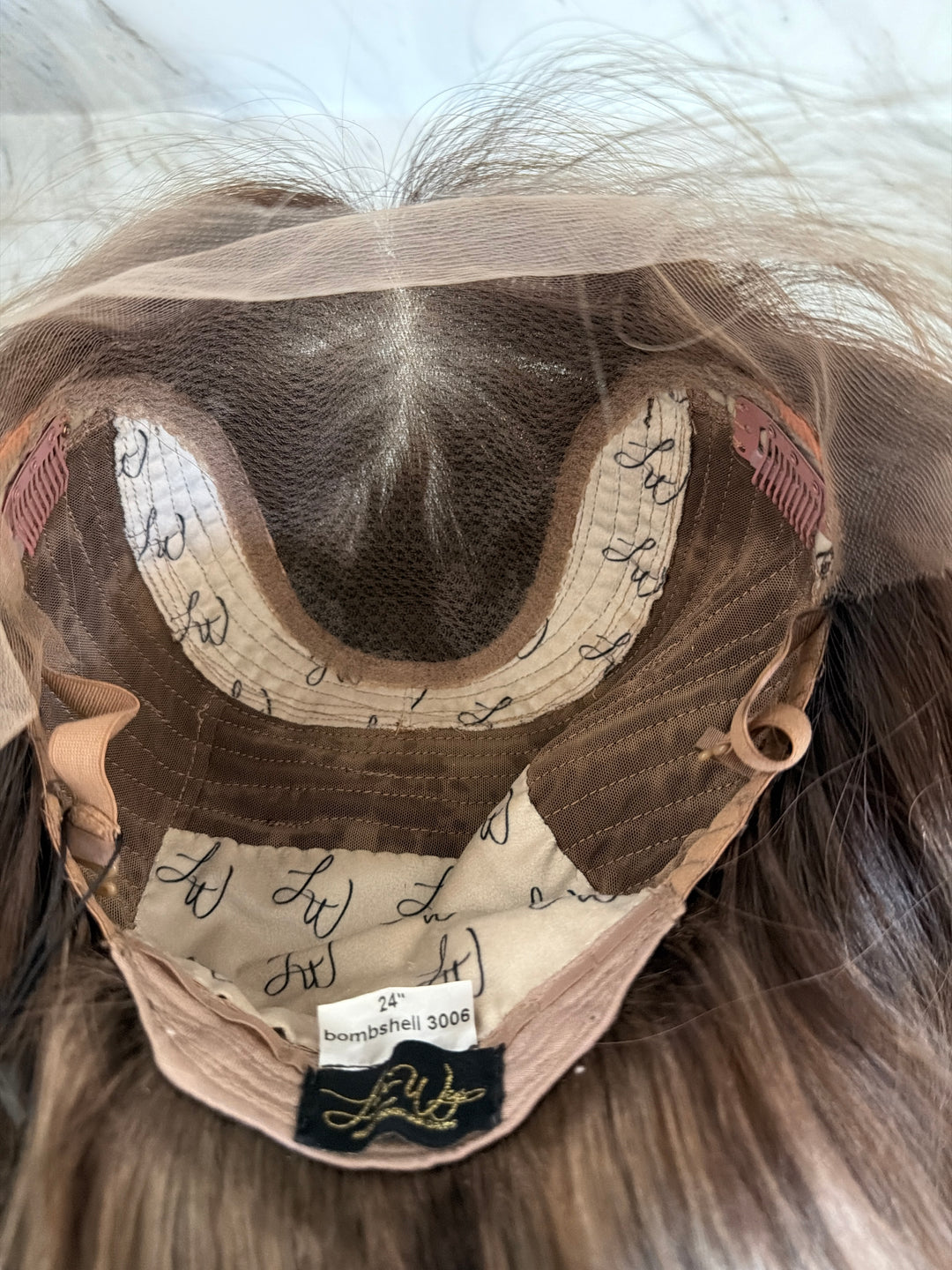 “B3006” (XS) 24” Lace Top Wig