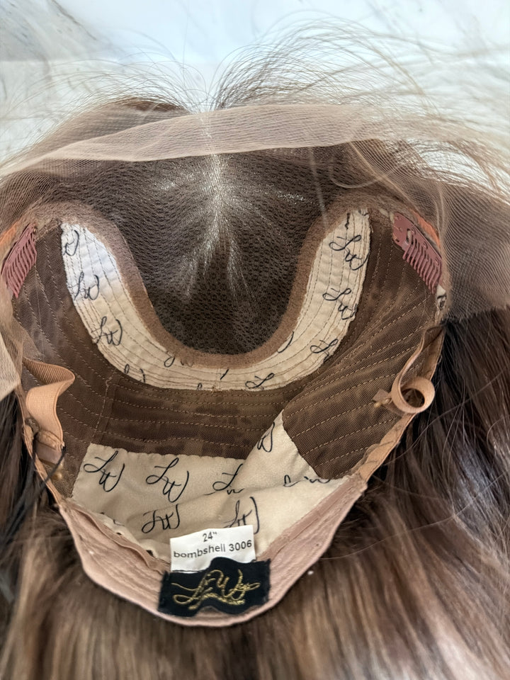 “B3006” (XS) 24” Lace Top Wig