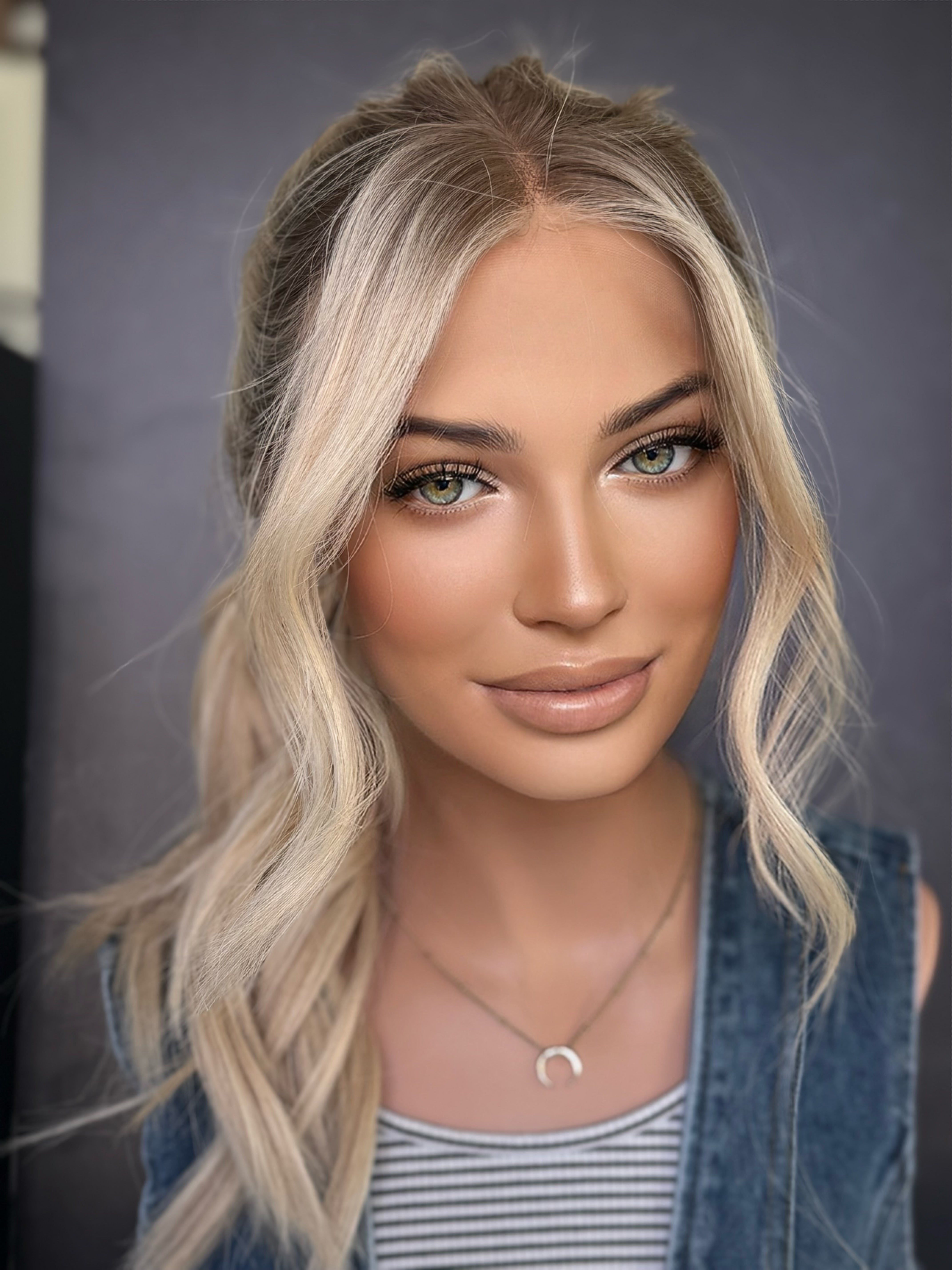 Bombshell Blonde [M] 24” Lace Top Perfect Pony Wig