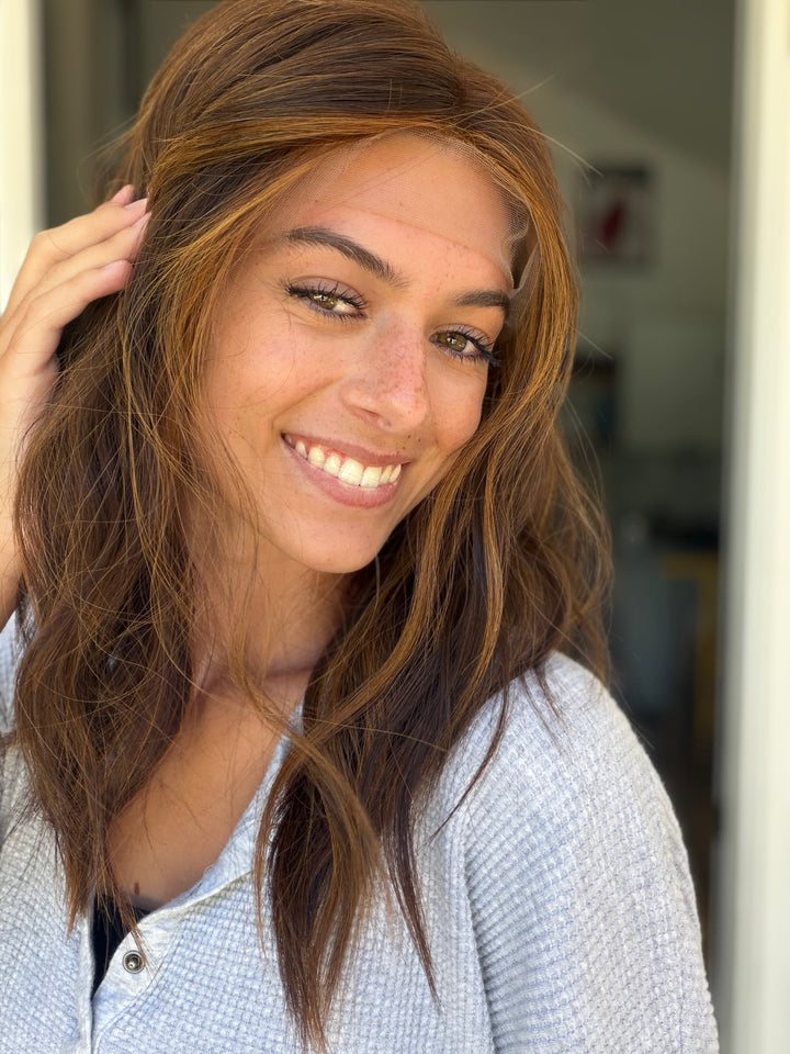 Cora (XS) 18” Lace Top Wig