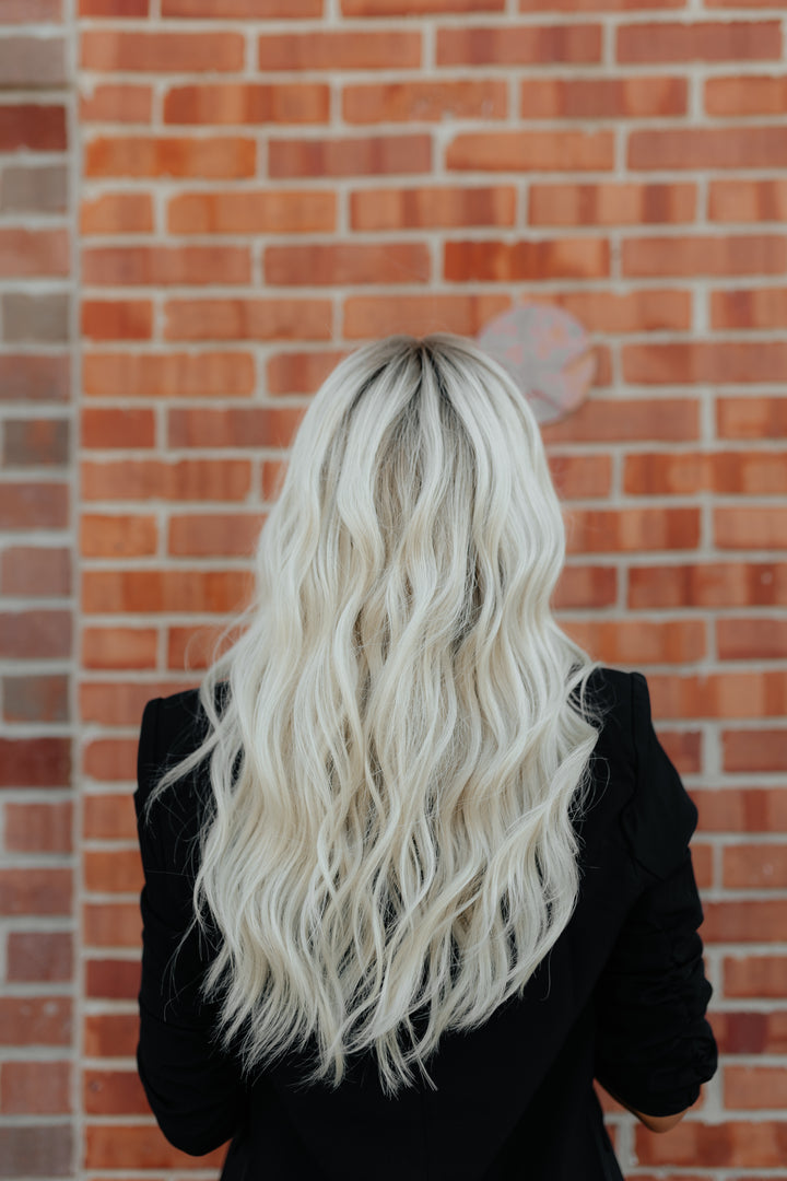 “Aurora” Glam Co. 22” Lace Top Wig