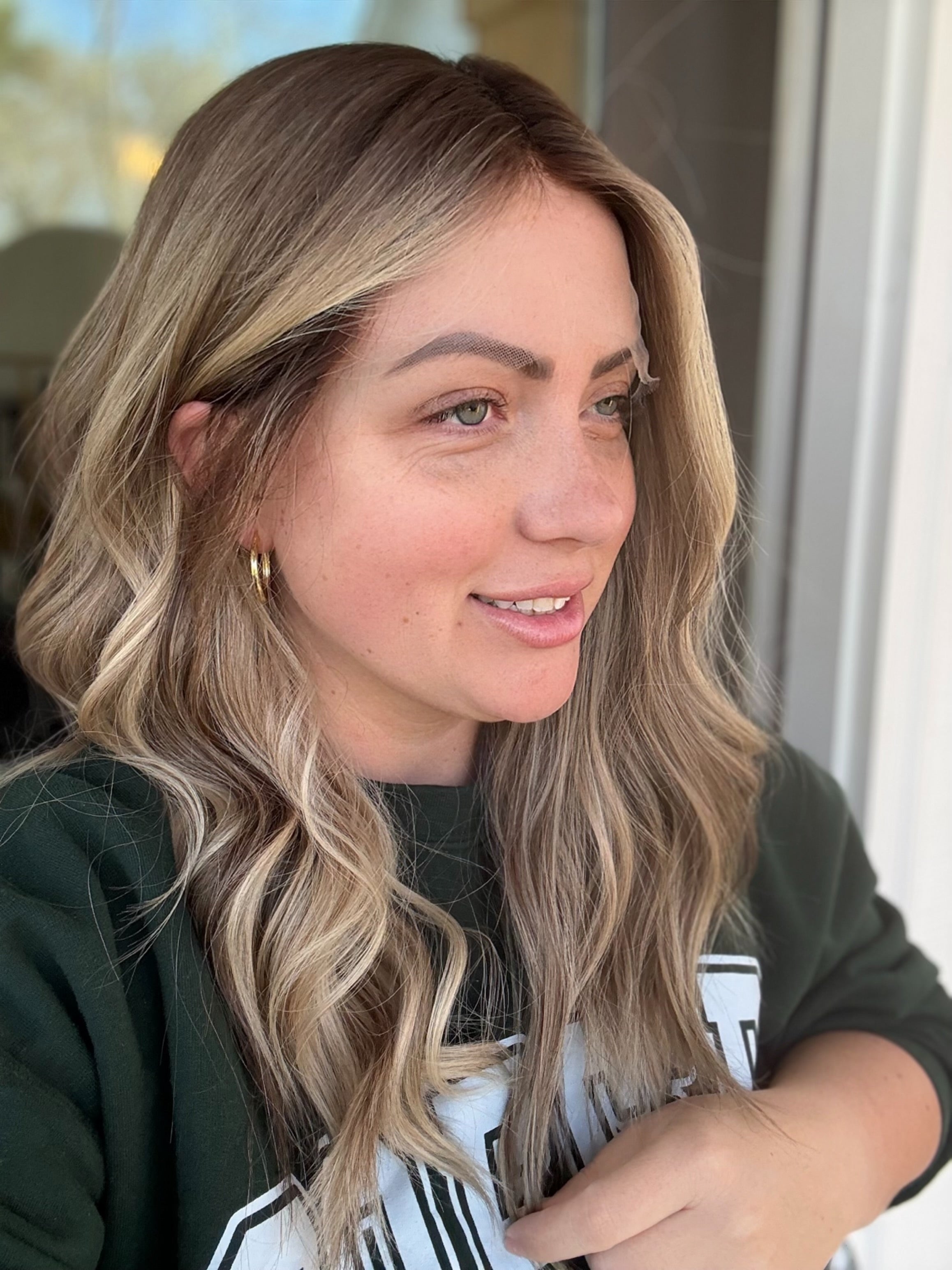 B2829 20” [L] Mongolian Co. Lace Top Wig