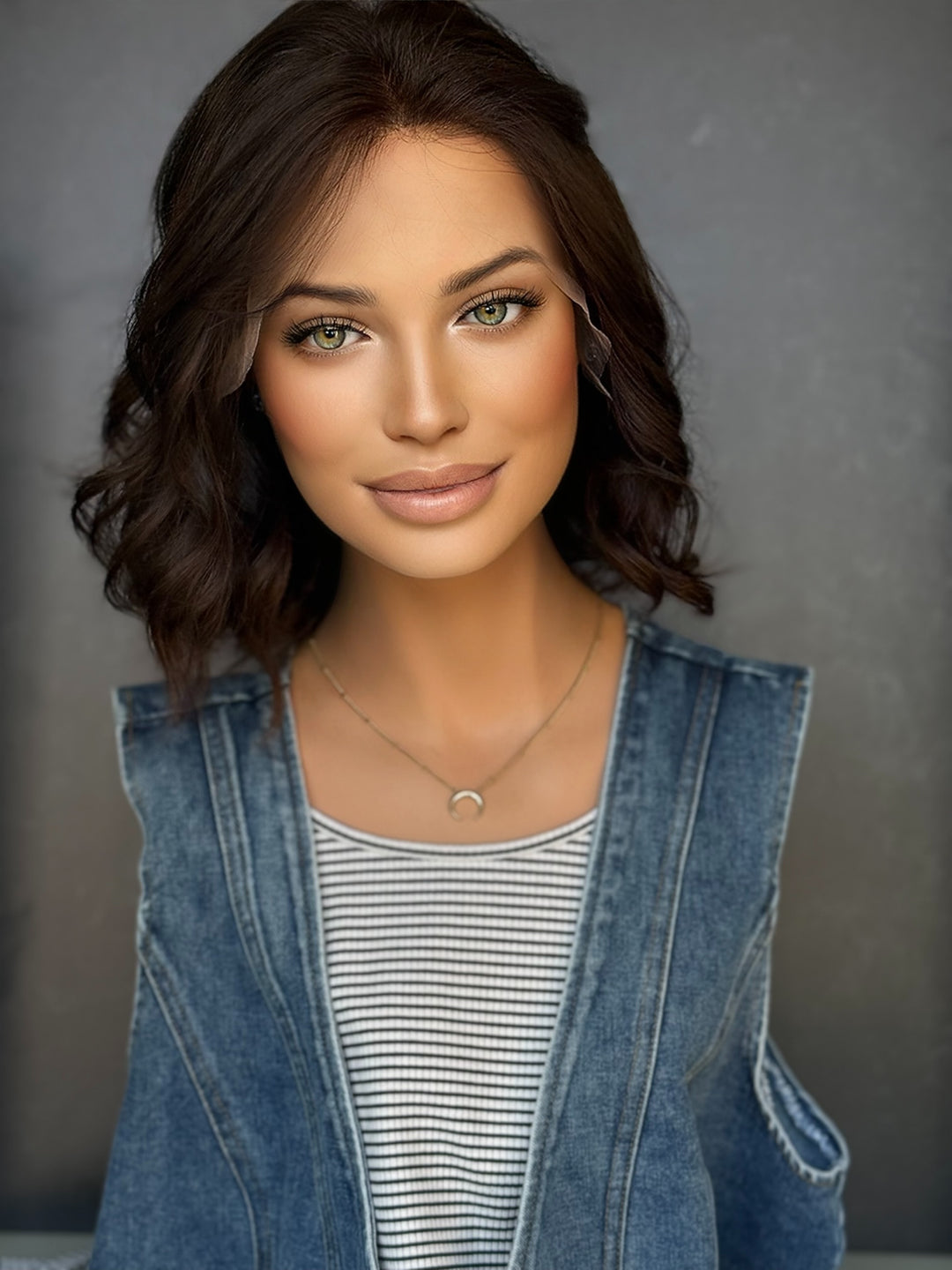 Medium Chocolate Brown [M] 13” Euro Co. Lace Top Wig