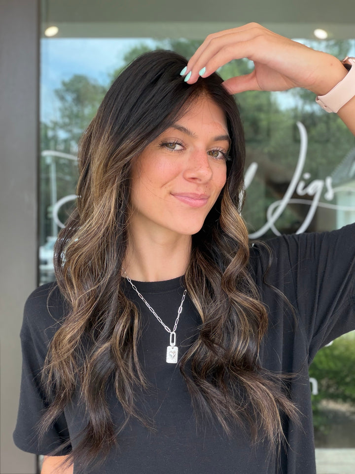 Jordyn with balayage (L) 22” Lace Top Wig