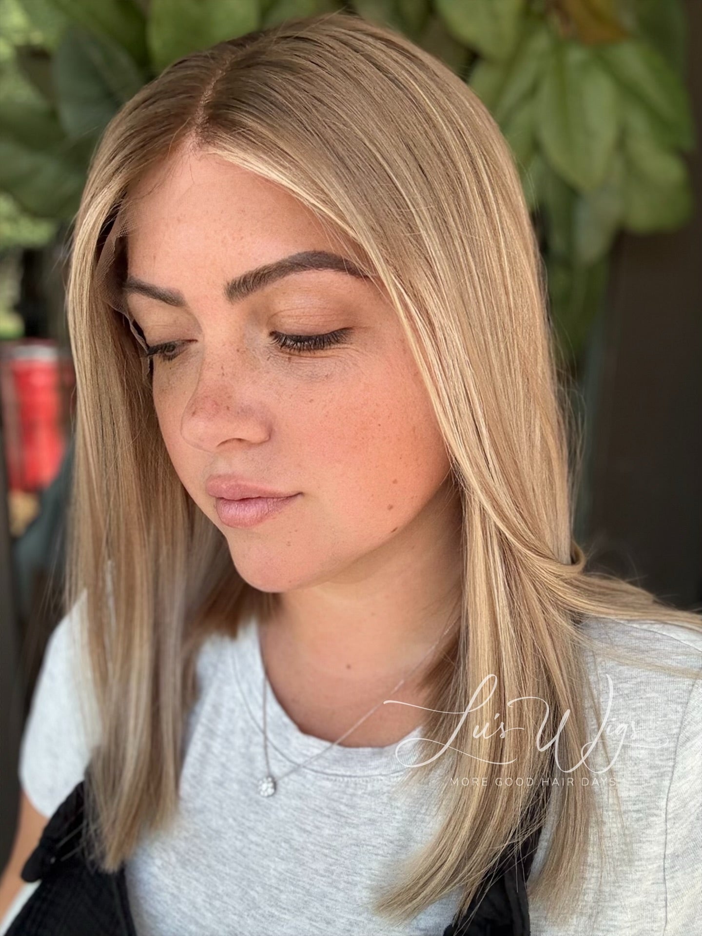 “Golden Hour” [M] 16” Lace Top Wig