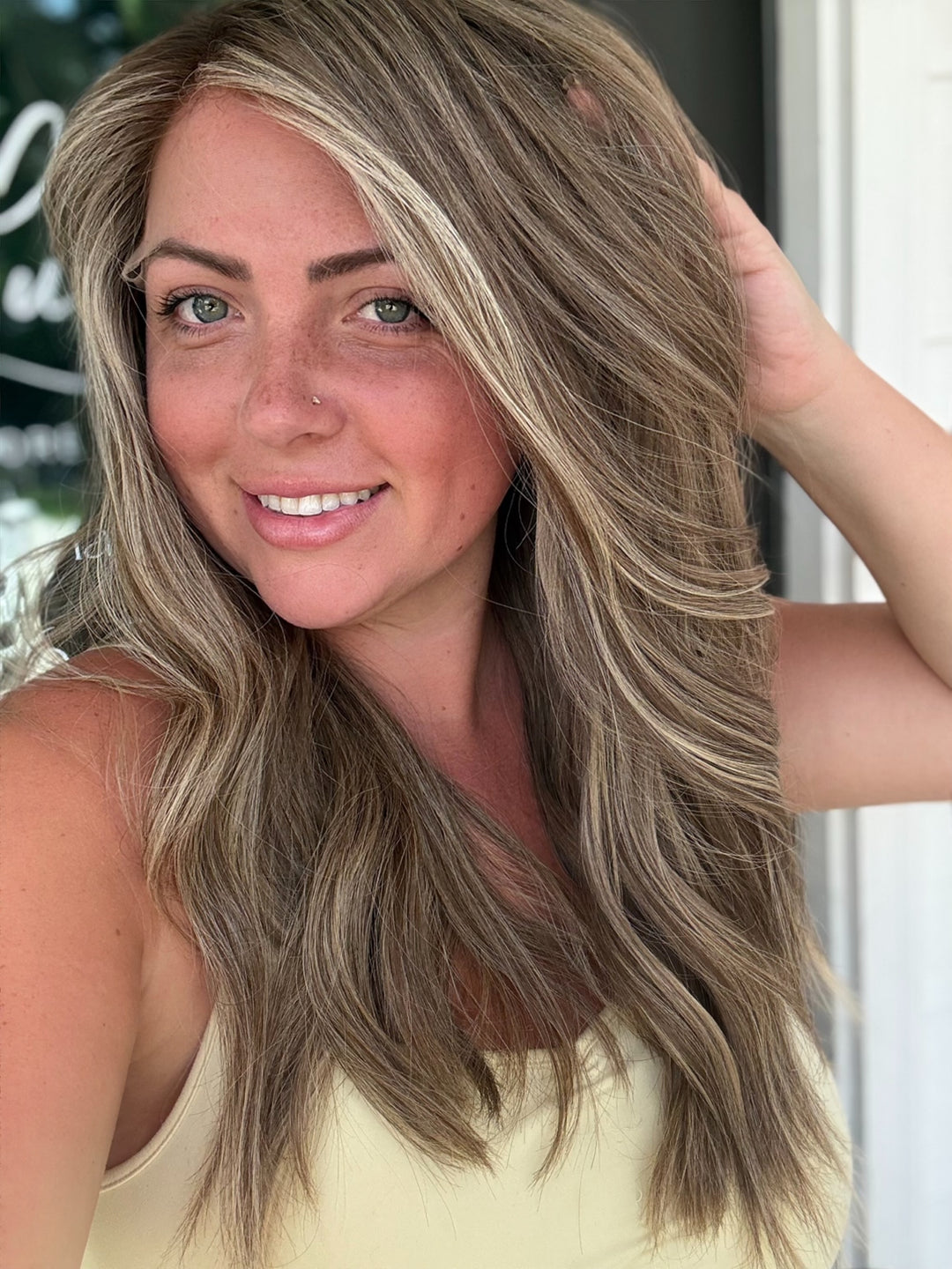 Morgan (L) 22” Lace Top Wig