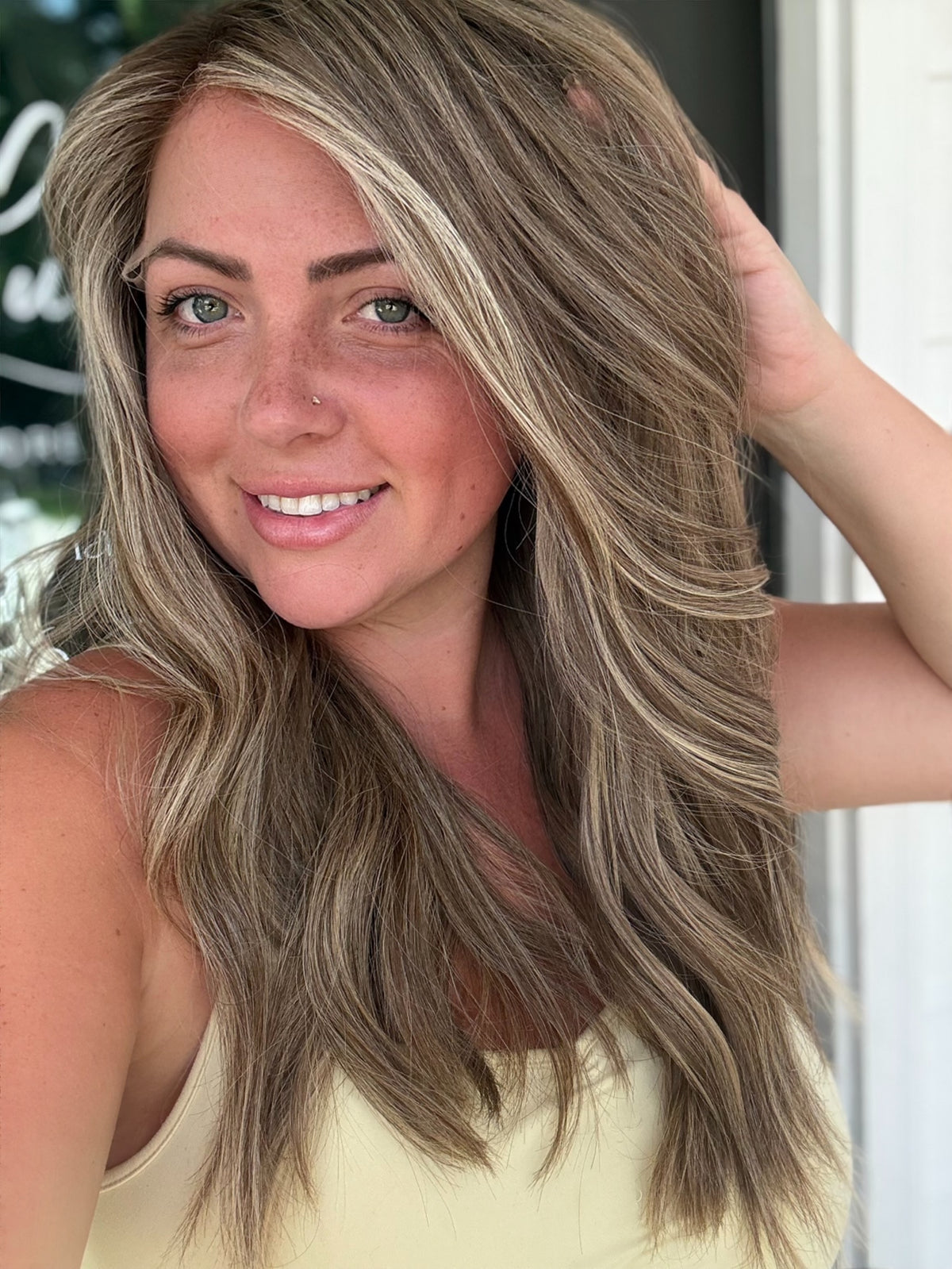 <b>Morgan</b><br><u>L</u> <br> <l>Signature Mongolian Collection</l> <br> 22” Lace Top Wig