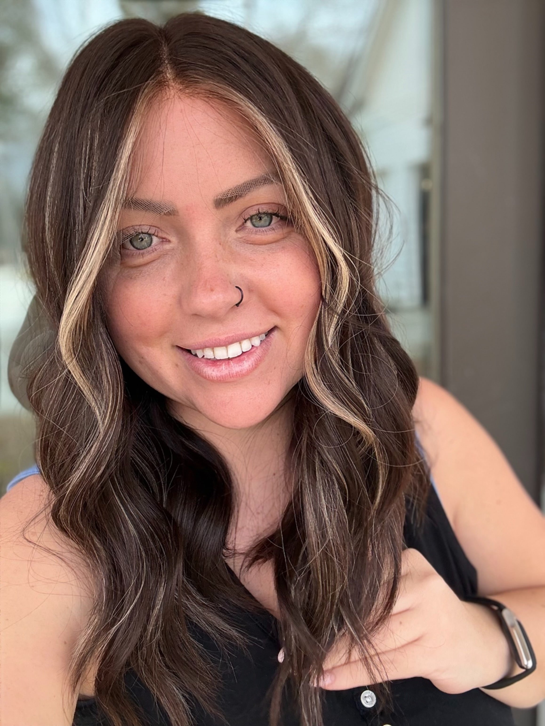 3B2896 [S] 18" Lace Top Wig