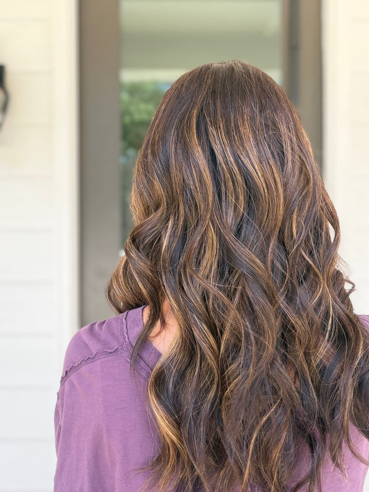 Junie  with balayage (M) 20” Lace Top Wig