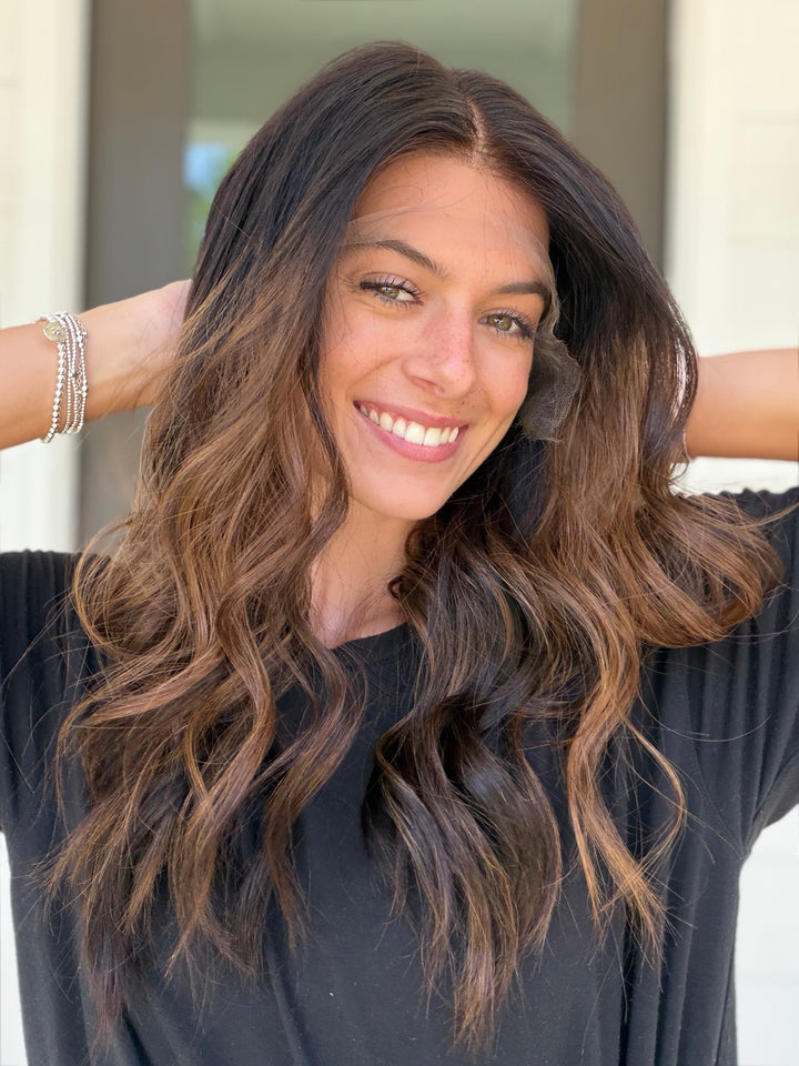 Jordyn with balayage (S) 22” Lace Top Wig