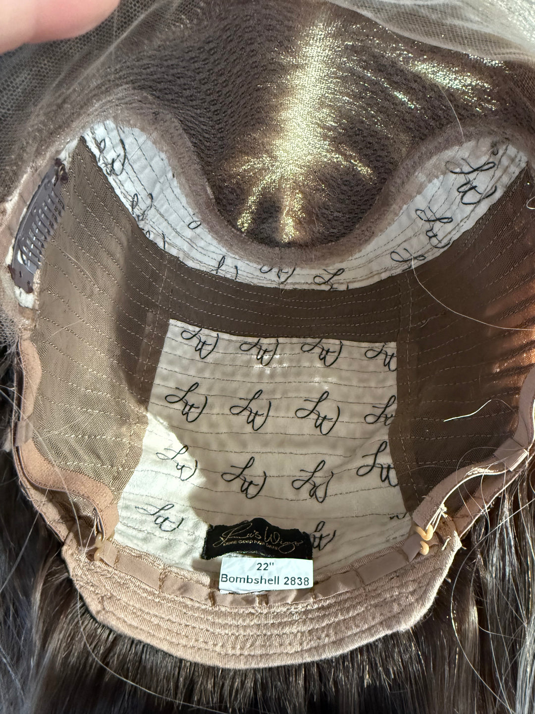 B2838 M 22” Lace Top Wig