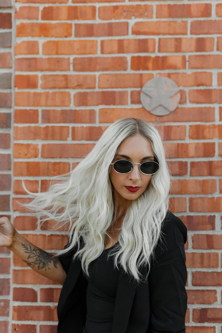 “Aurora” Glam Co. 22” Lace Top Wig