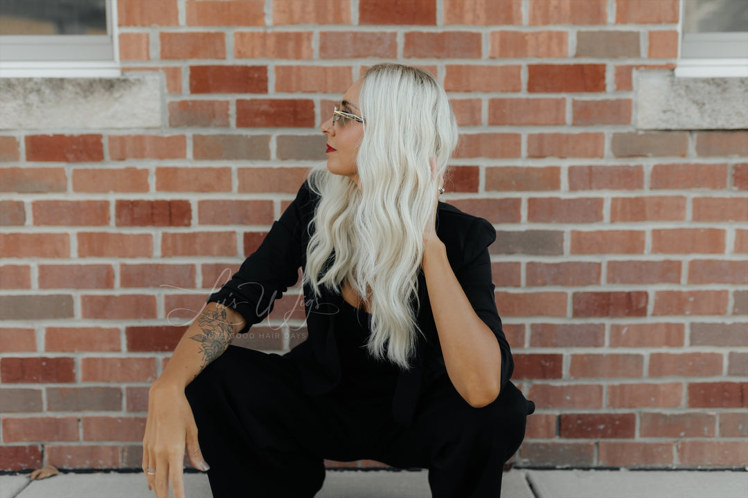 “Aurora” Glam Co. 20” Lace Top Wig