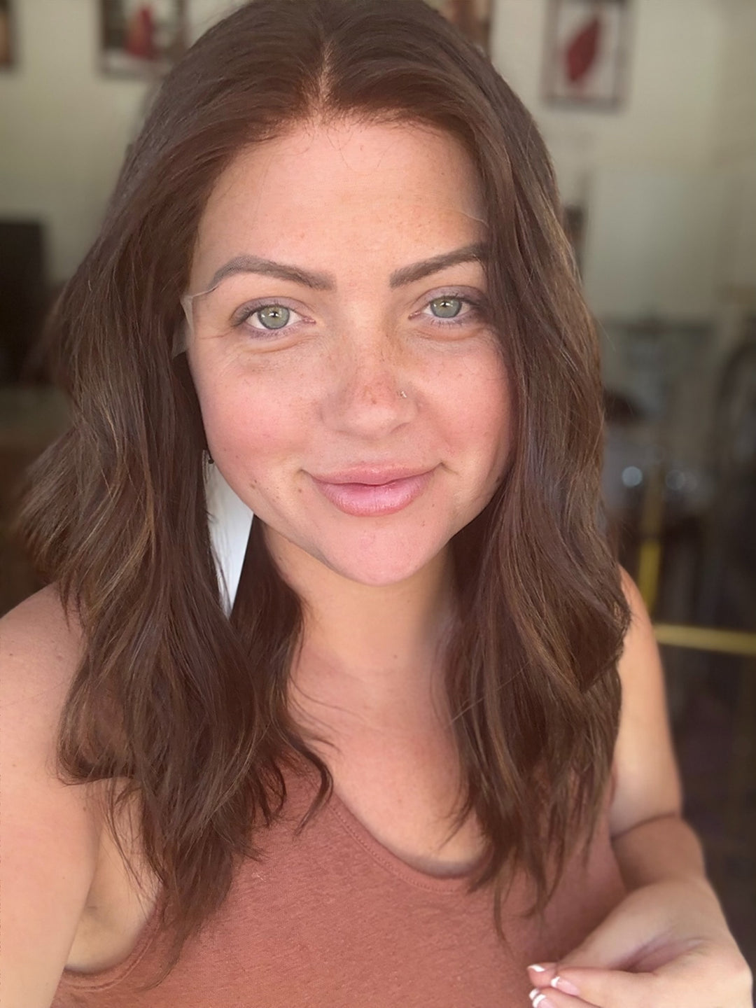 “Alex” [L] 19” Lace top wig