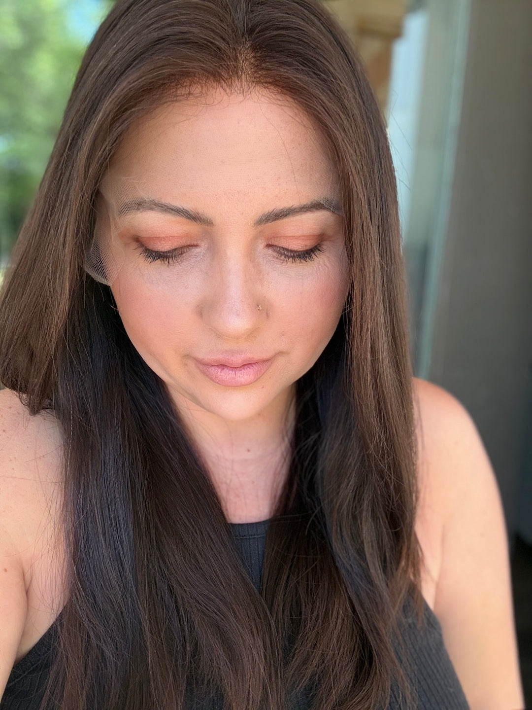 “Lauren” [M] 20” Euro Lace Top Wig