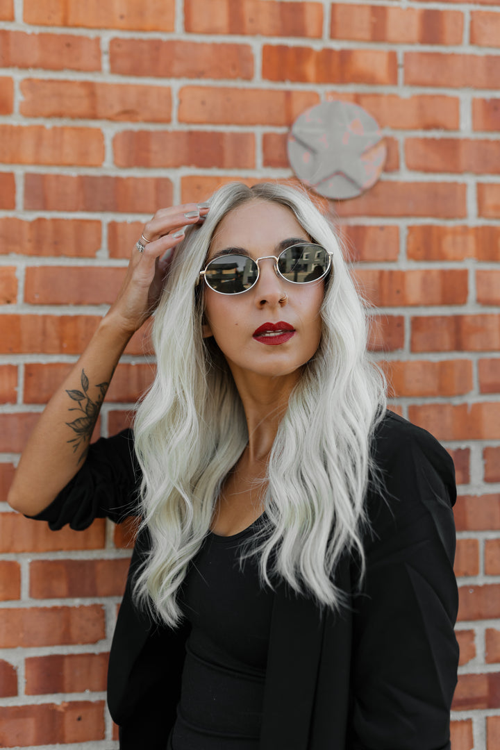 “Aurora” Glam Co. 22” Lace Top Wig