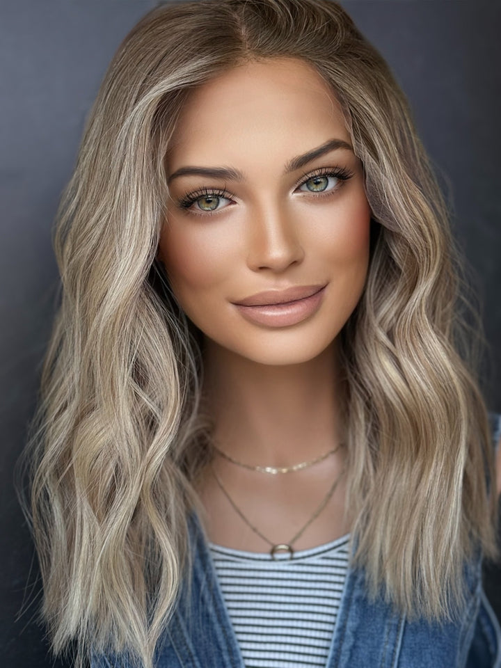 “Golden Hour” [L] 16” Lace Top Wig