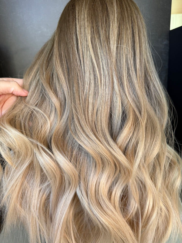 “Champagne Smoke” [M] 21” Lace Top Wig
