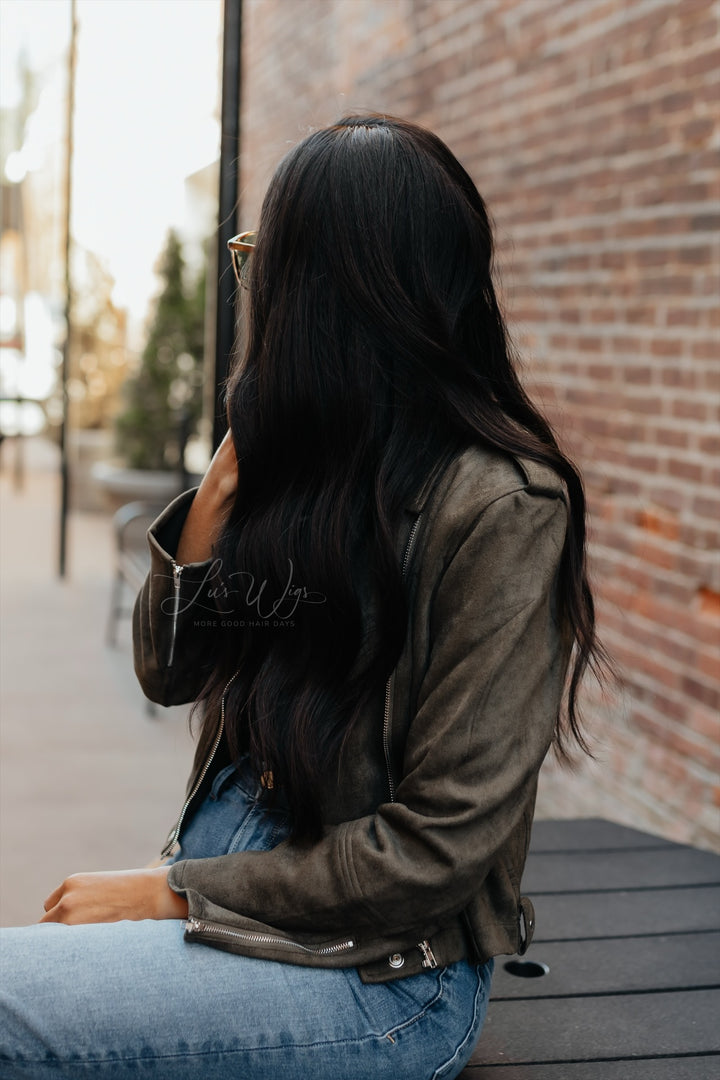 “So Polished” Glam Co. 24” Lace Top Wig