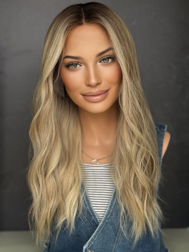 “Dark Bentley” [M] 20” Lace Top Wig