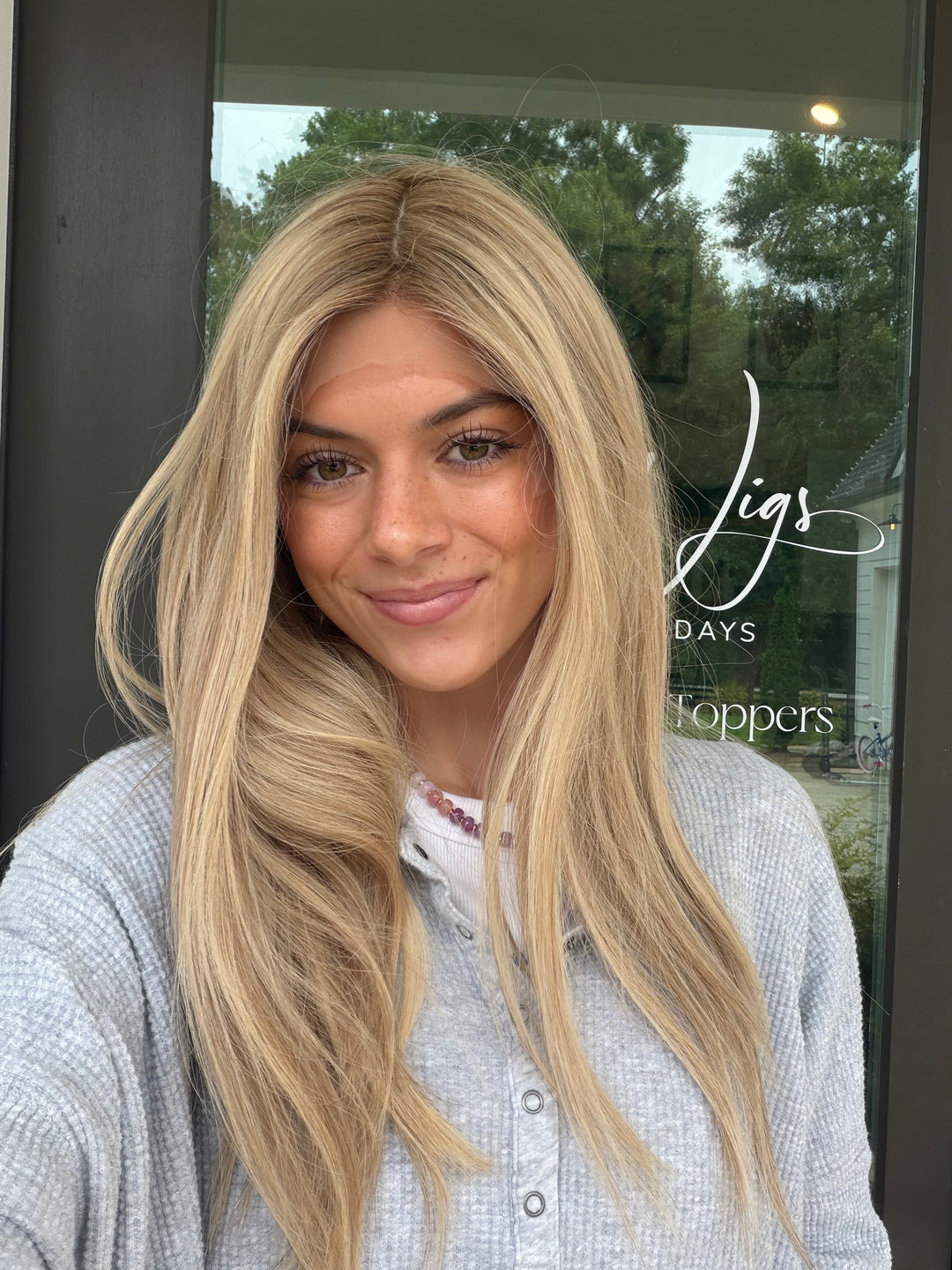 Rachel (M) 22” Lace Front Silk Top Wig