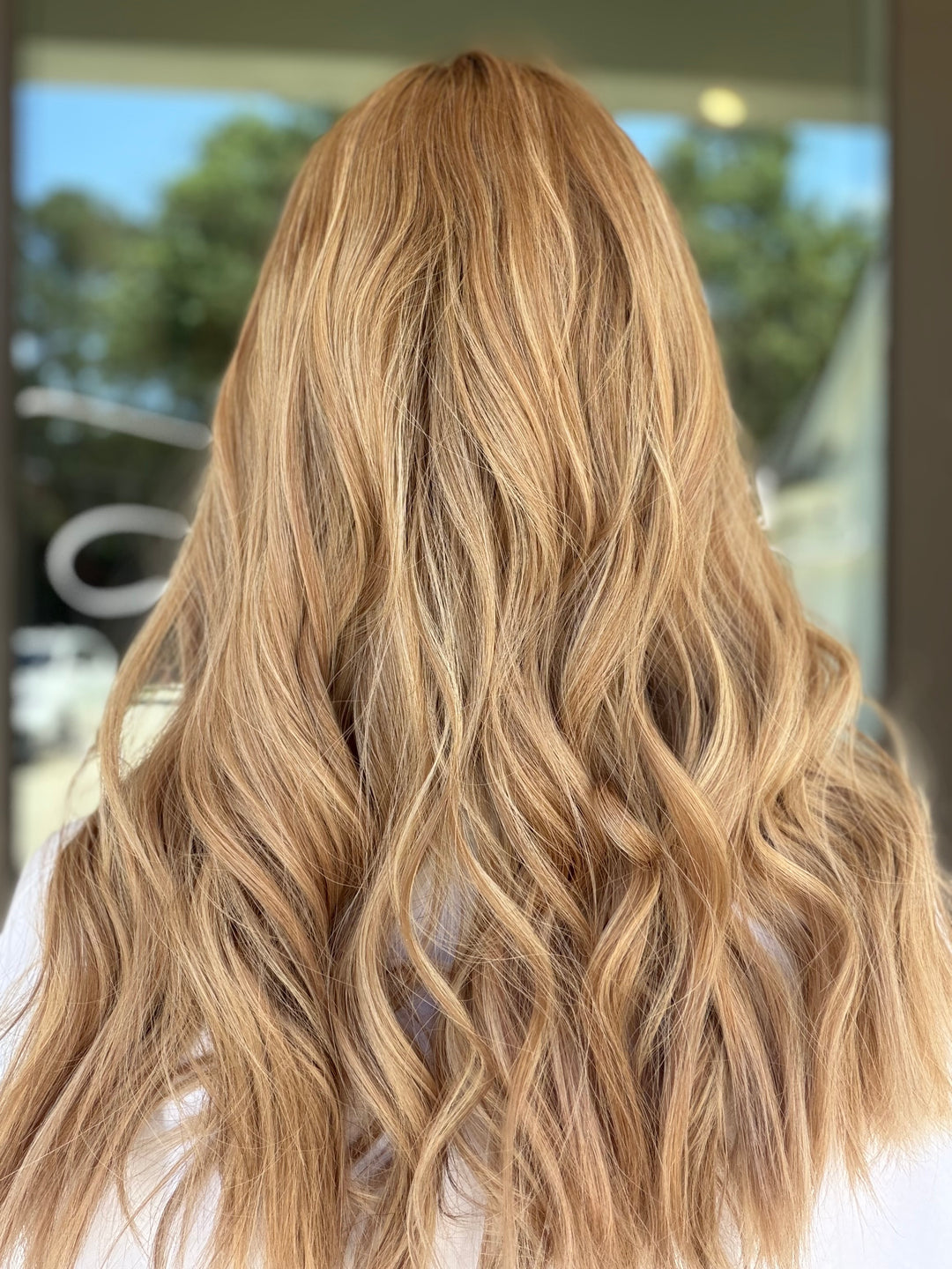 RESALE- 0008 "Golden Hour" (M) 20” Lace Top Wig