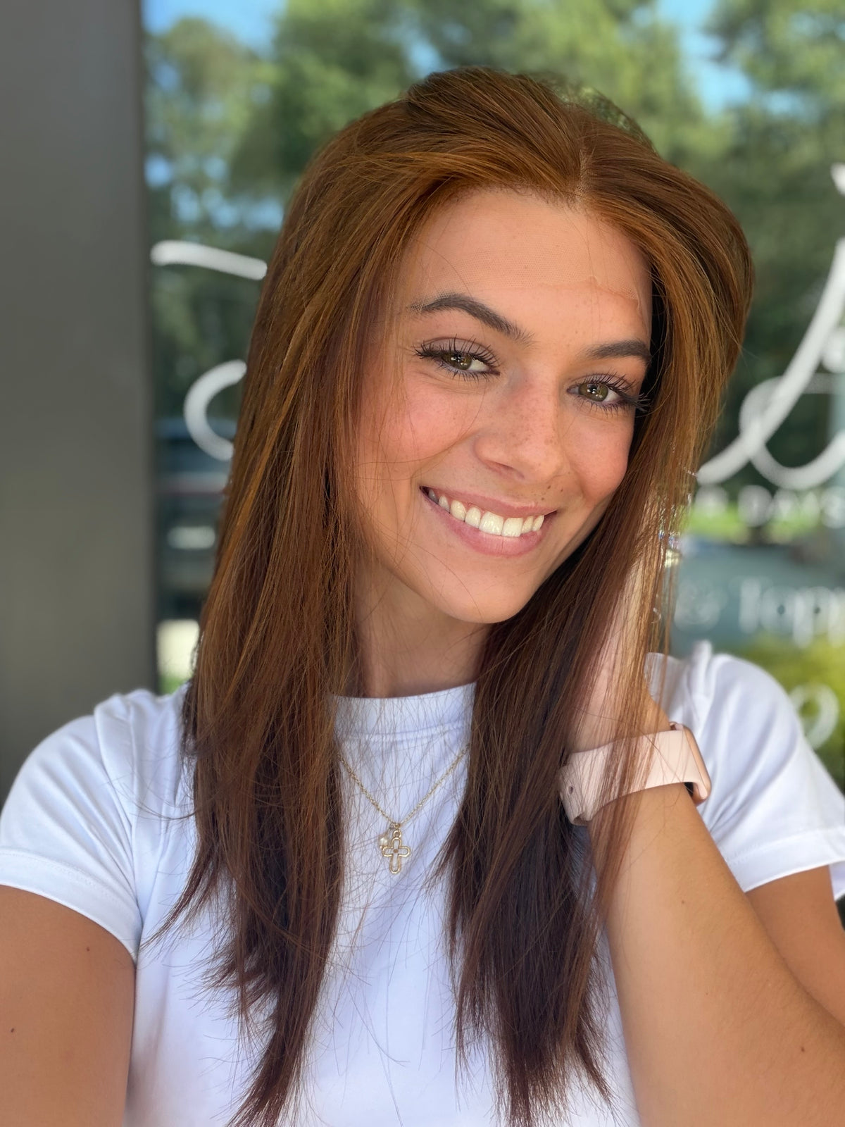 <b>Auburn</b><br><u>XS</u> <br> <l>Signature Mongolian Collection</l> <br> 18” Lace Top Wig