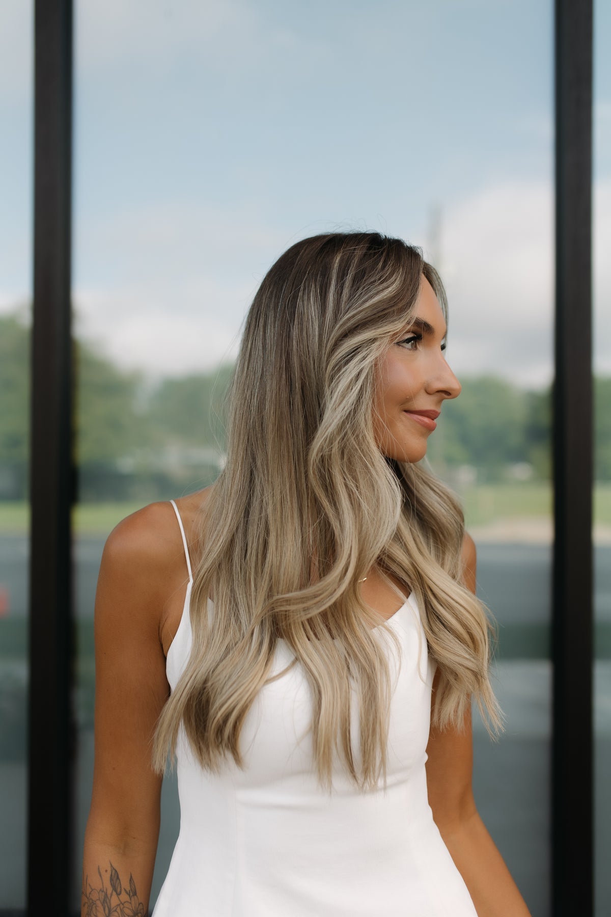 Danielle Ambassador 22" Mongolian Human Hair Lace Top Wig, photo 5 of 35