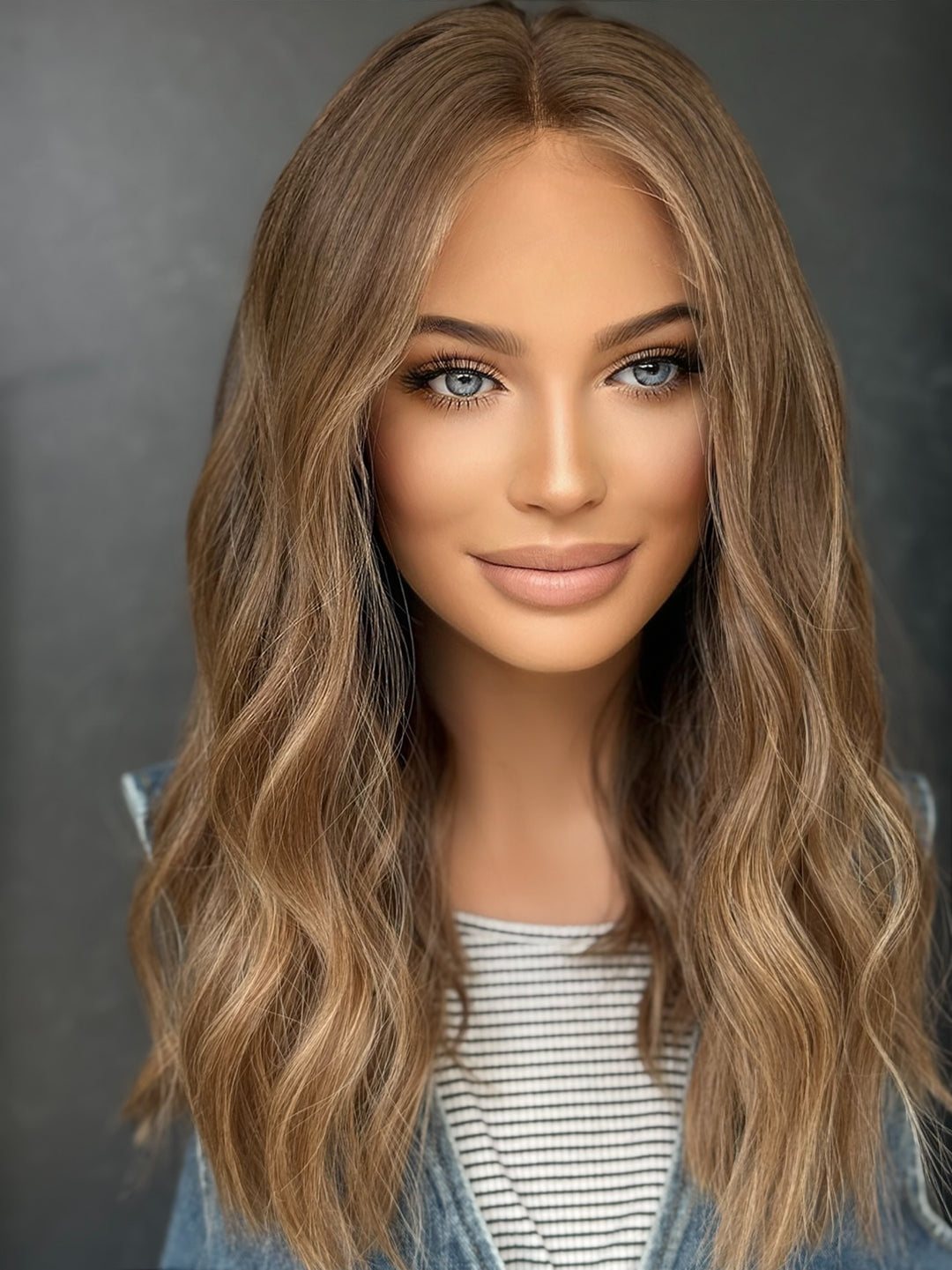 “Linda” [M] 18” Lace top wig