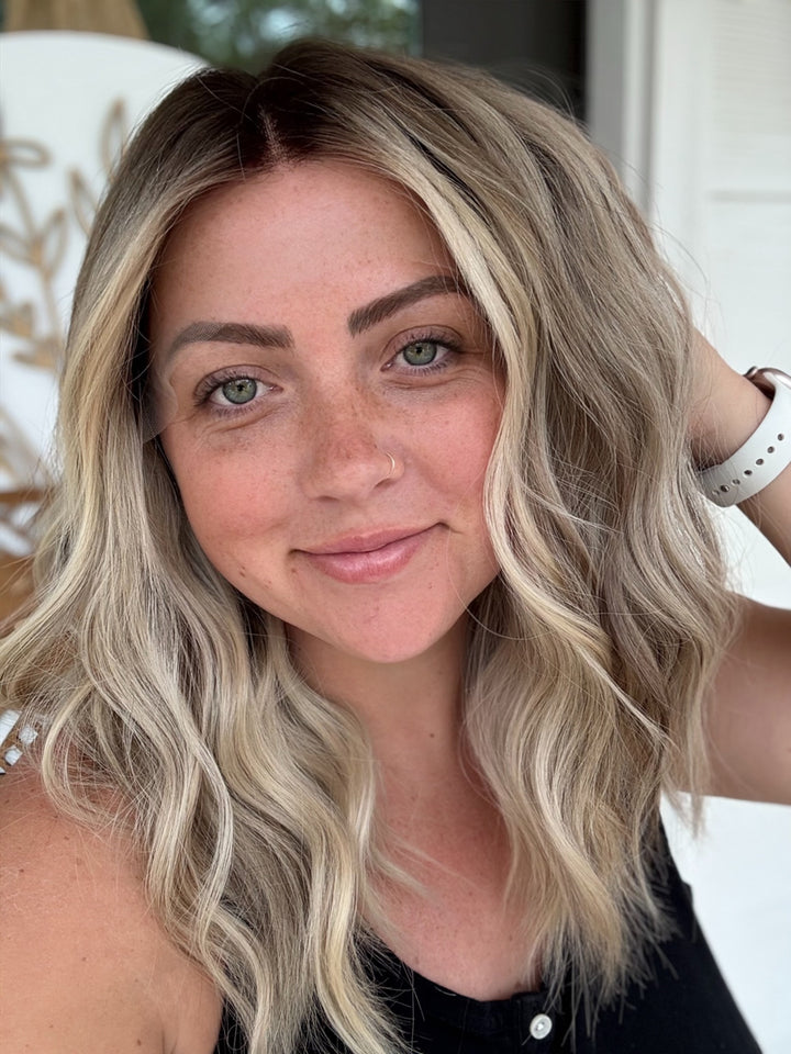 “B2689” [S] 18” Lace Top Wig