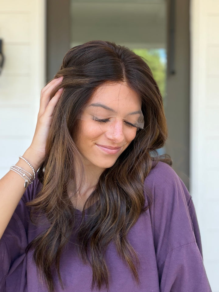 Junie with balayage (L) 20” Lace Top Wig